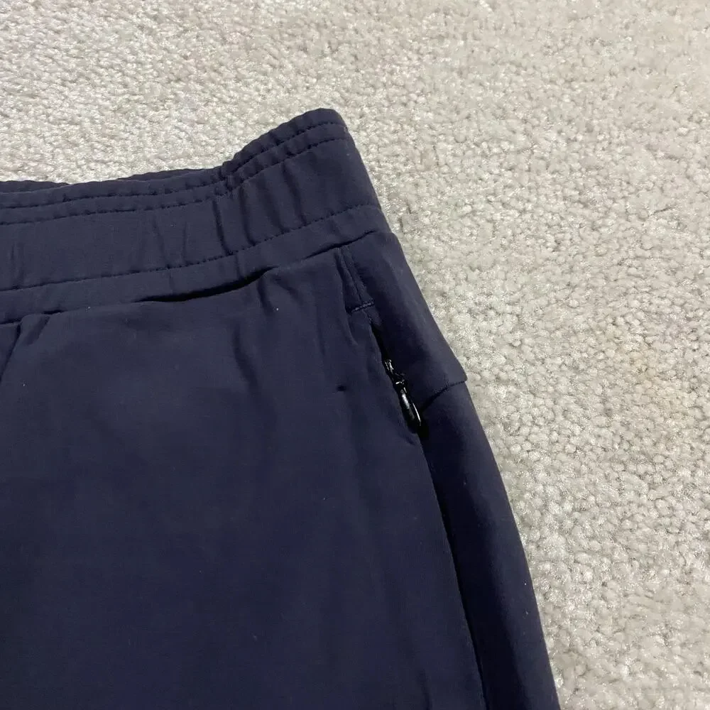 Public Rec Pants Mens 34x28 Navy Nylon Stretch Elastic Waist Travel Golf Tech